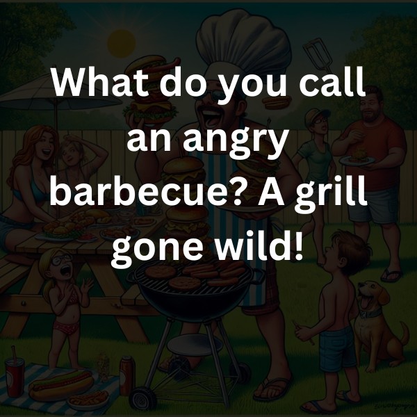 What do you call an angry barbecue? A grill gone wild!