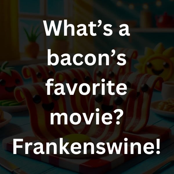 What’s a bacon’s favorite movie_ Frankenswine!