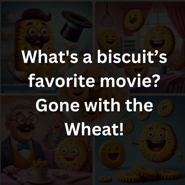 What's a biscuit’s favorite movie? Gone with the Wheat!