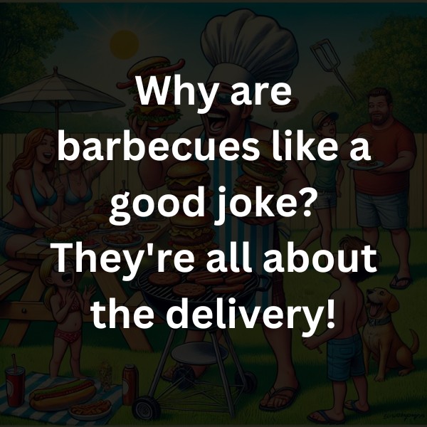 Why are barbecues like a good joke? They're all about the delivery!