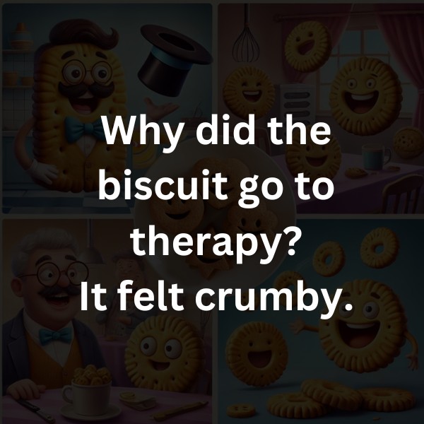 Why did the biscuit go to therapy? It felt crumby.