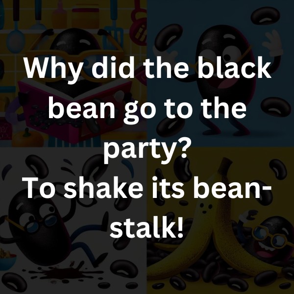 Why did the black bean go to the party? To shake its bean-stalk!