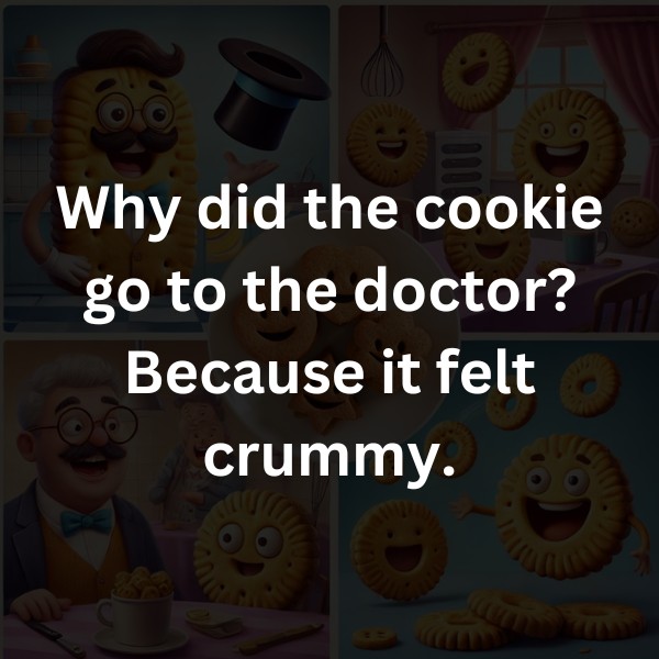 Why did the cookie go to the doctor? Because it felt crummy.