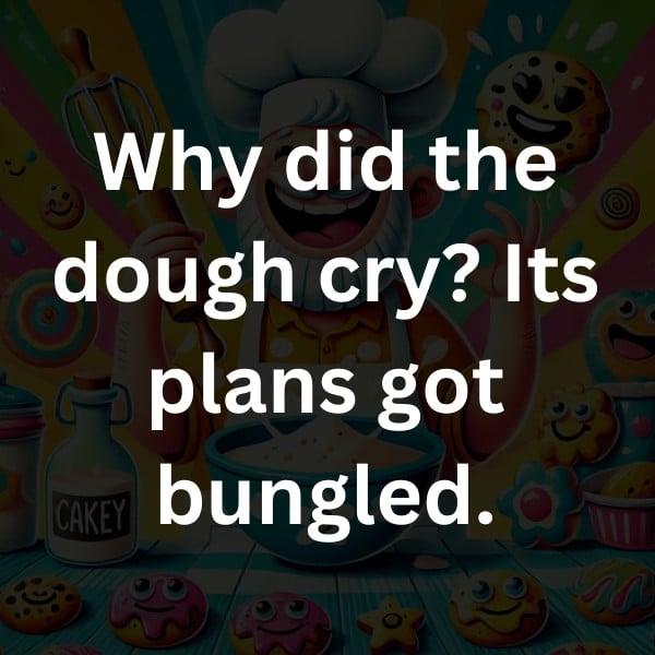 Why did the dough cry_ Its plans got bungled