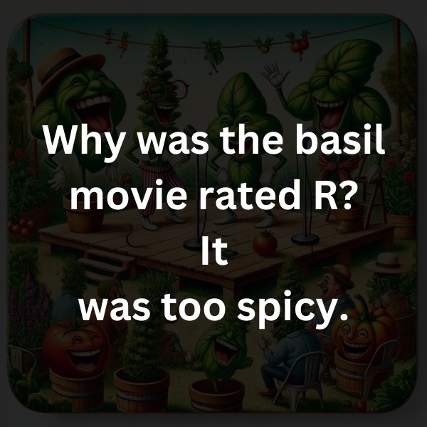 Why was the basil movie rated R? It was too spicy.