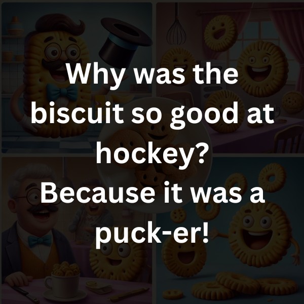 Why was the biscuit so good at hockey? Because it was a puck-er!