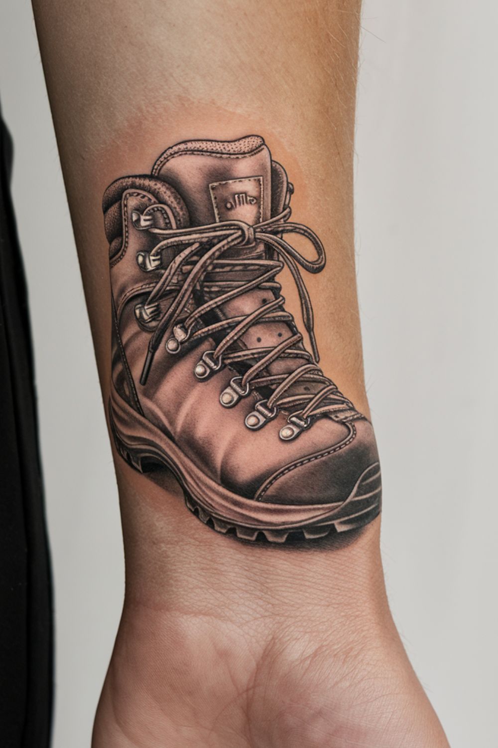 Hiking Boots Wrist Tattoos for Women