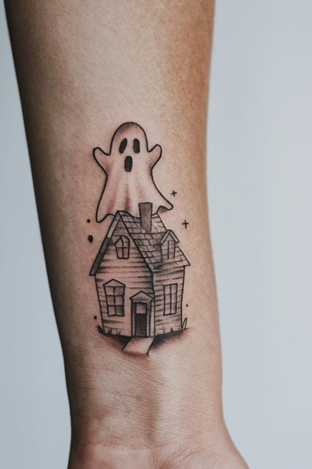 Small Ghost Wrist Tattoos for Women