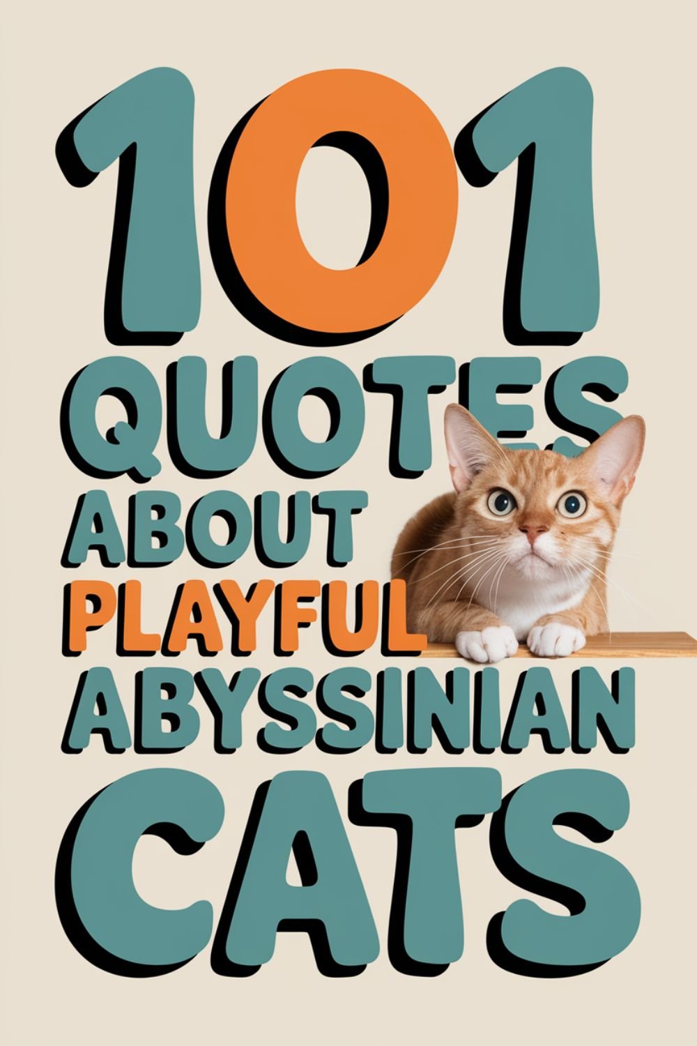 1. 101 Quotes About Playful Abyssinian Cats