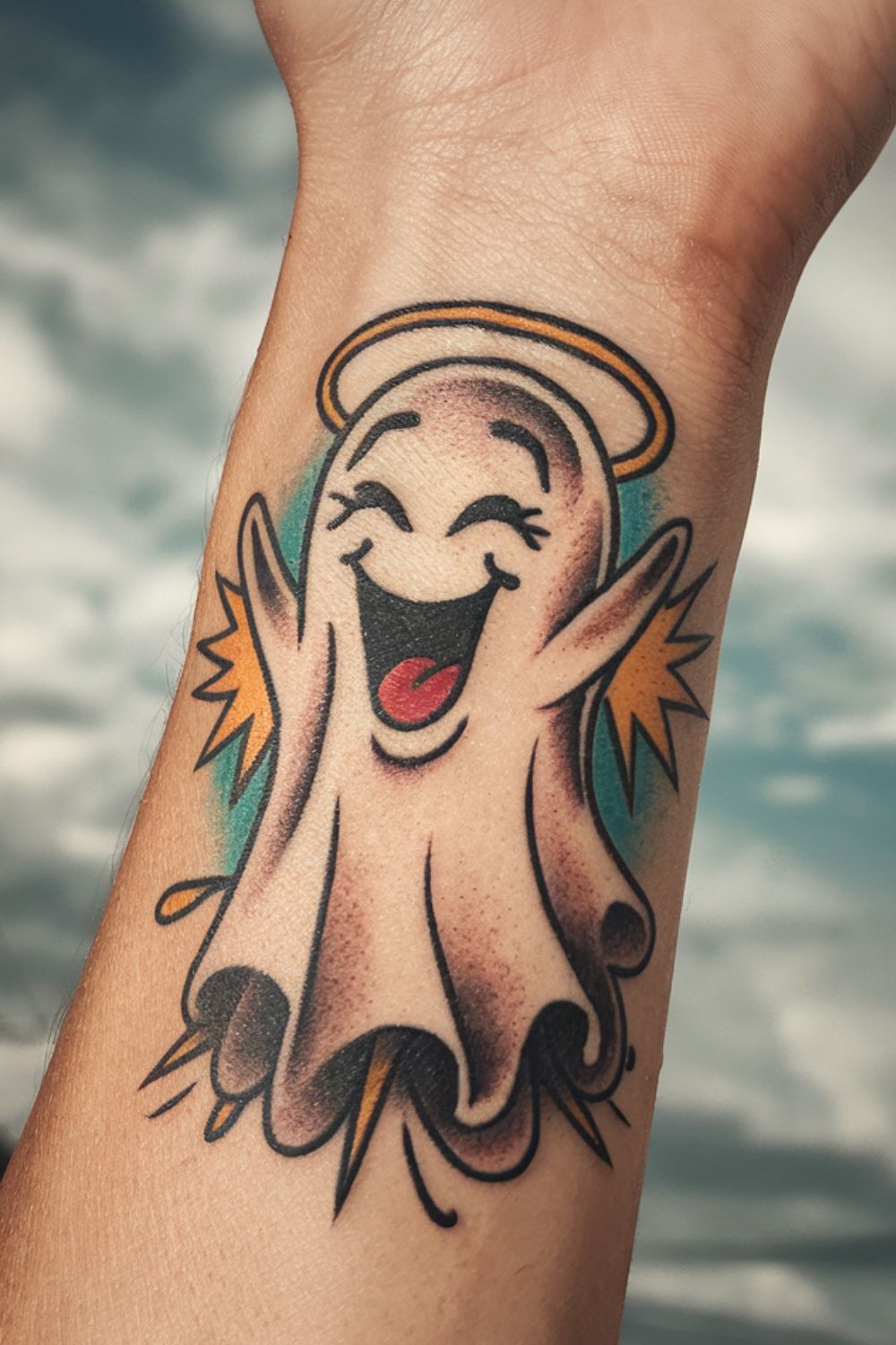 Small Ghost Wrist Tattoos for Women