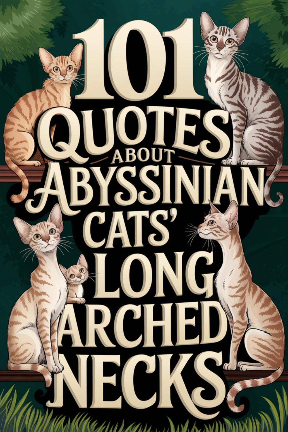 101 Quotes About Abyssinian Cats' Long, Arched Necks