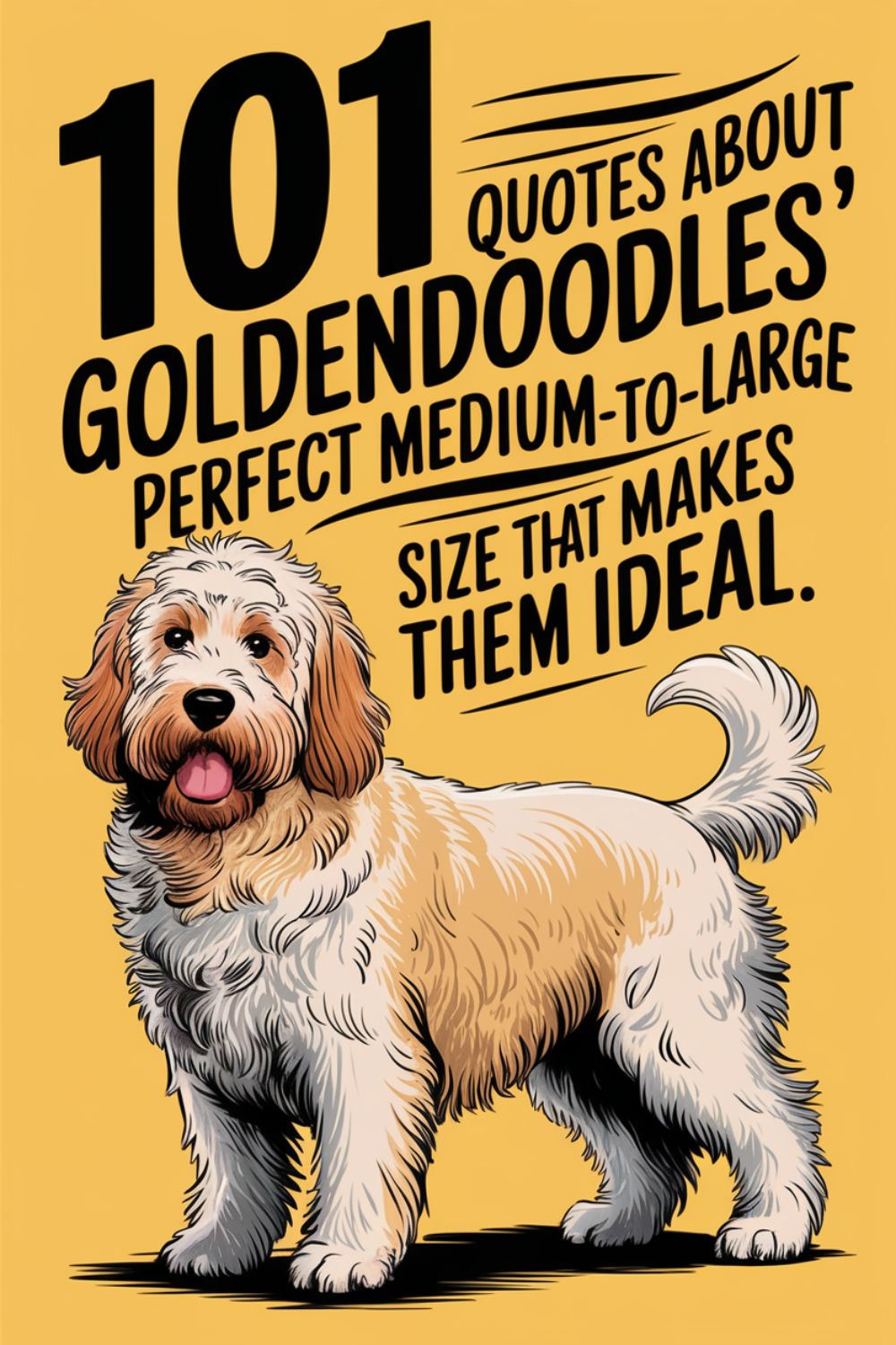 101 Quotes About Goldendoodles' Perfect Medium-to-Large Size That Makes Them Ideal