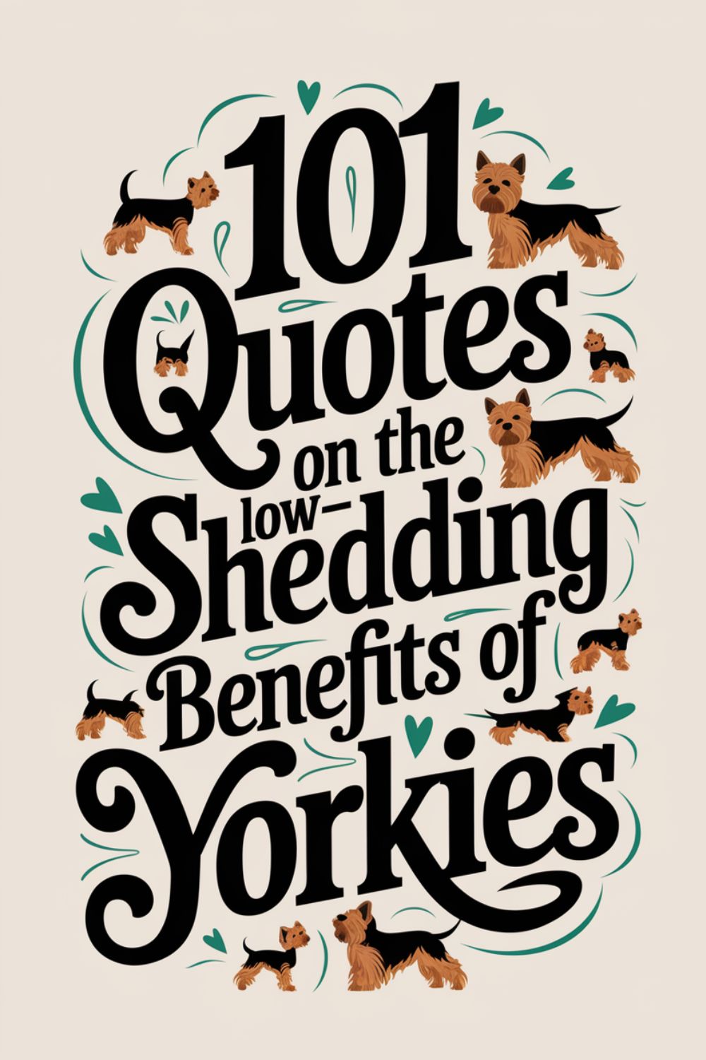 101 Quotes On The Low-Shedding Benefits of Yorkies
