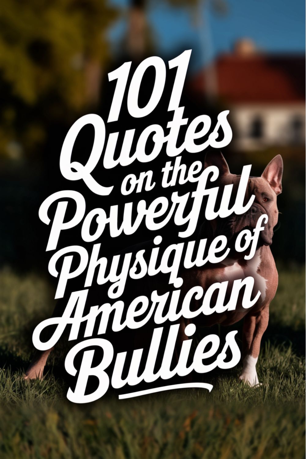 101 Quotes on the Powerful Physique of American Bullies