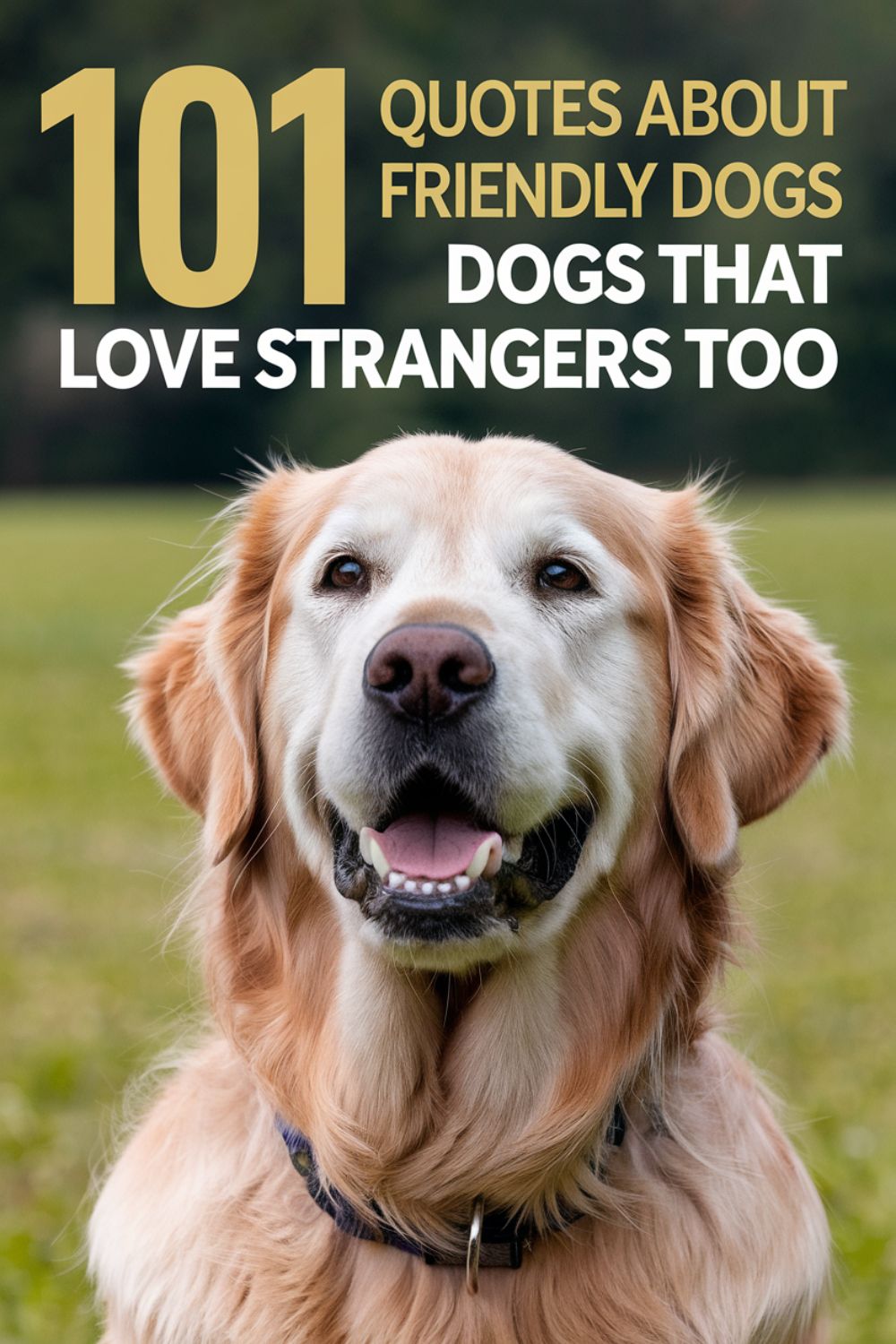 101 Quotes About Friendly Dogs That Love Strangers Too