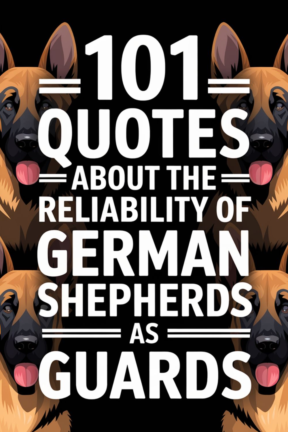 101 Quotes About the Reliability of German Shepherds as Guards
