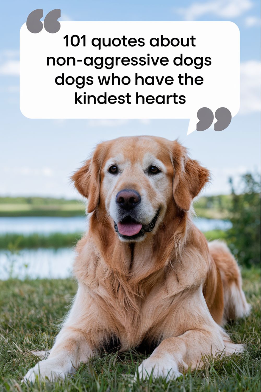 101 Quotes About Non-Aggressive Dogs Who Have the Kindest Hearts