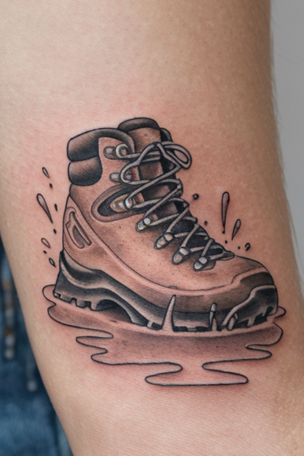 Hiking Boots Wrist Tattoos for Women