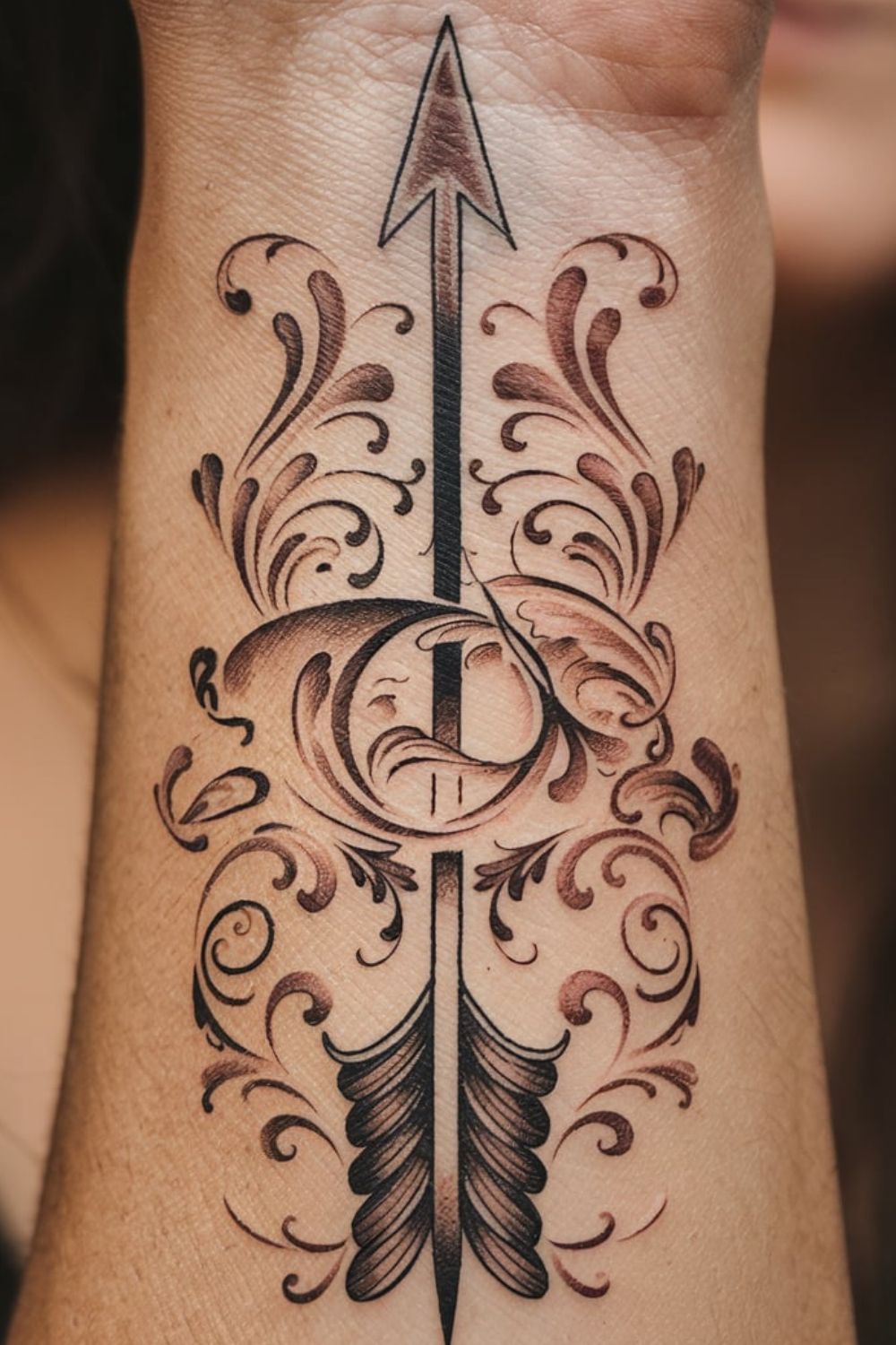 Small Arrow Wrist Tattoo Ideas for Women