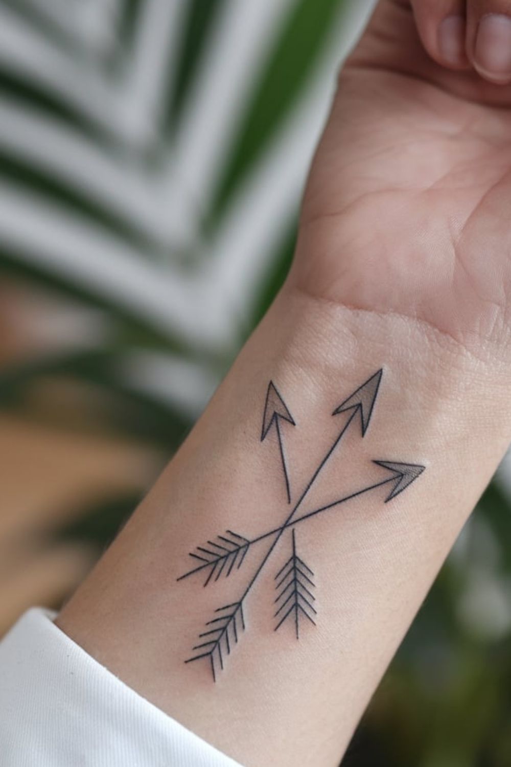 Small Arrow Wrist Tattoo Ideas for Women