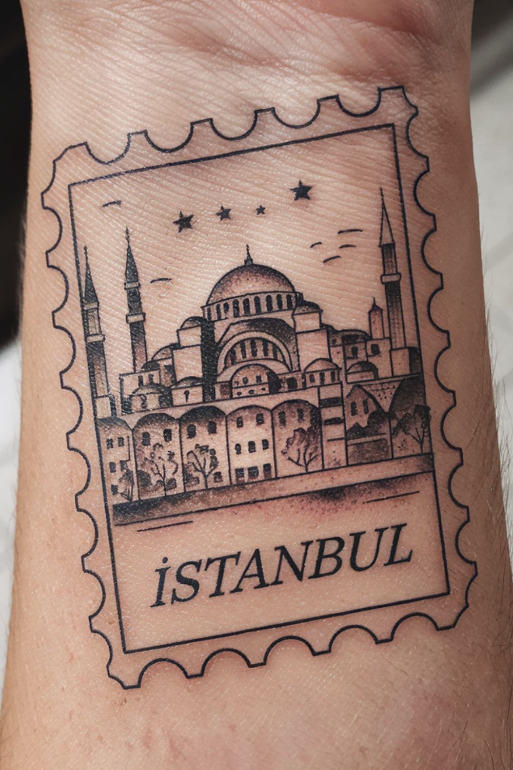  Passport Stamp Wrist Tattoos for Women