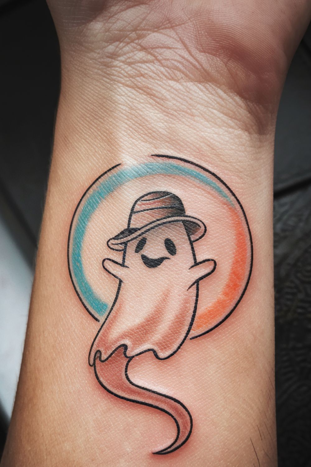 Small Ghost Wrist Tattoos for Women