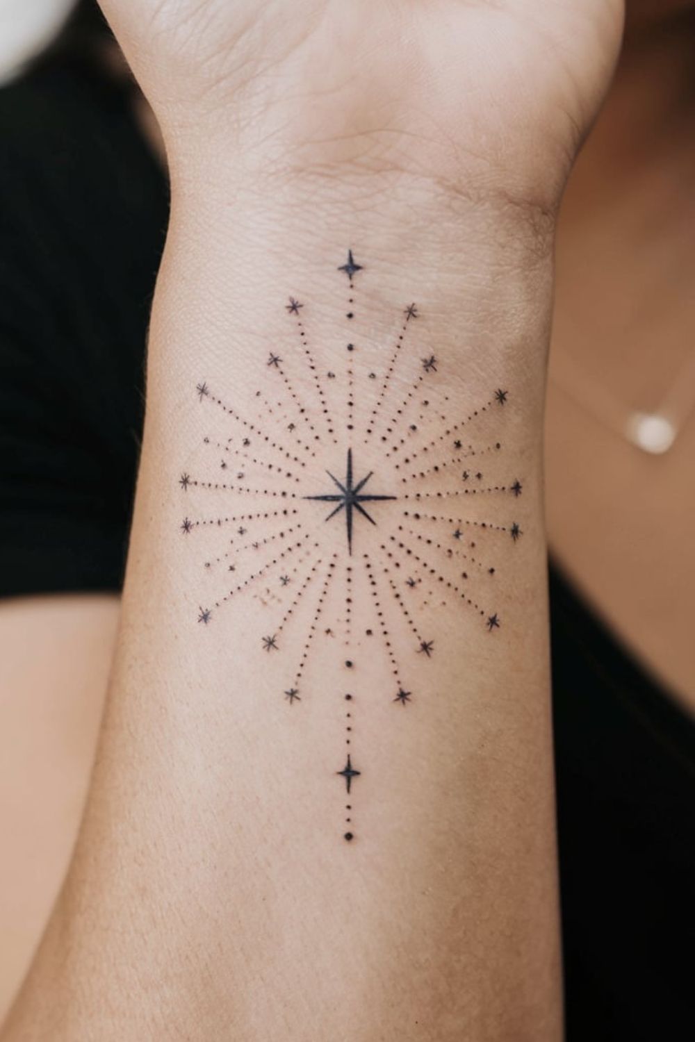  North Star Wrist Tattoos for Women