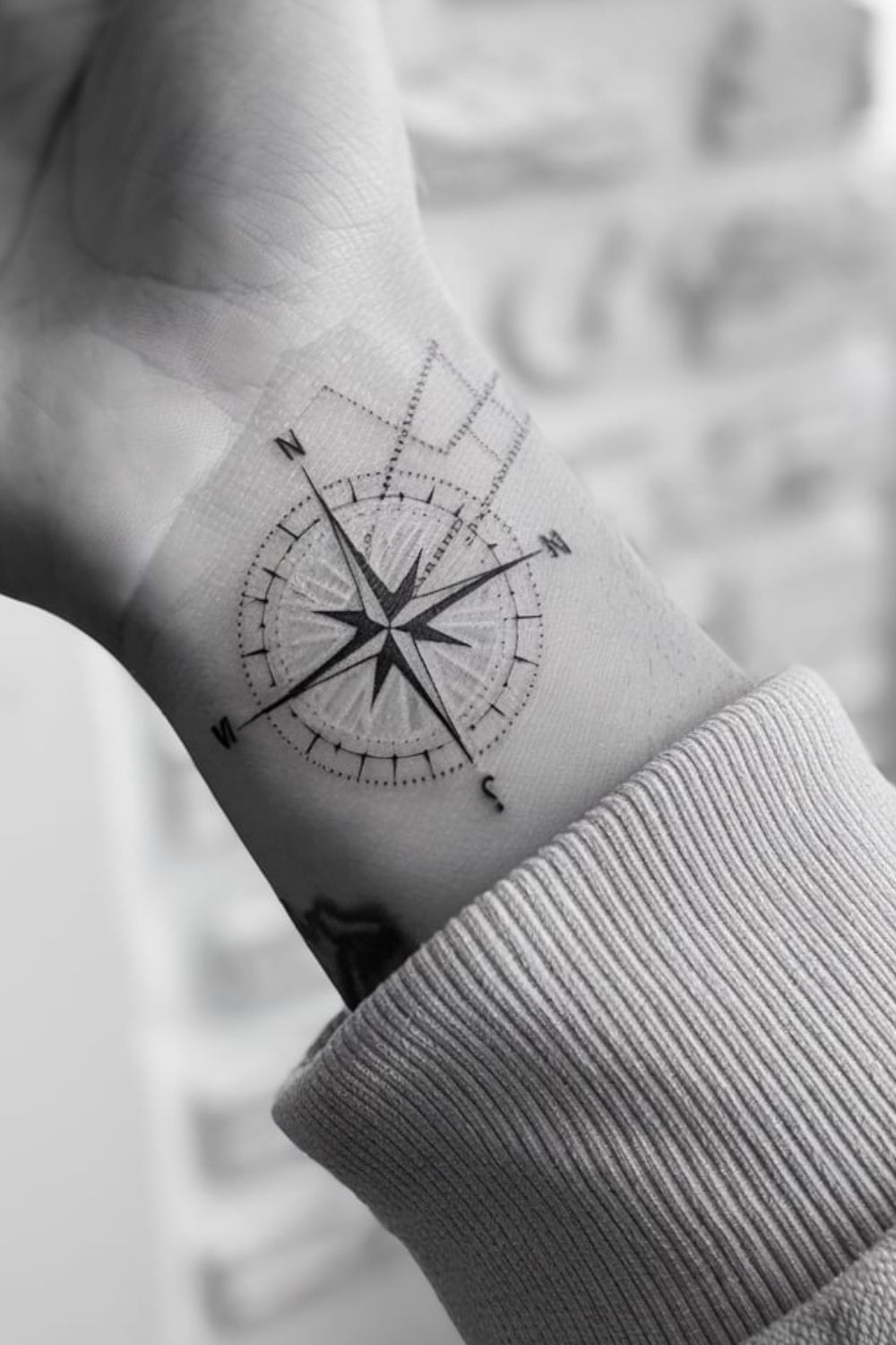  North Star Wrist Tattoos for Women