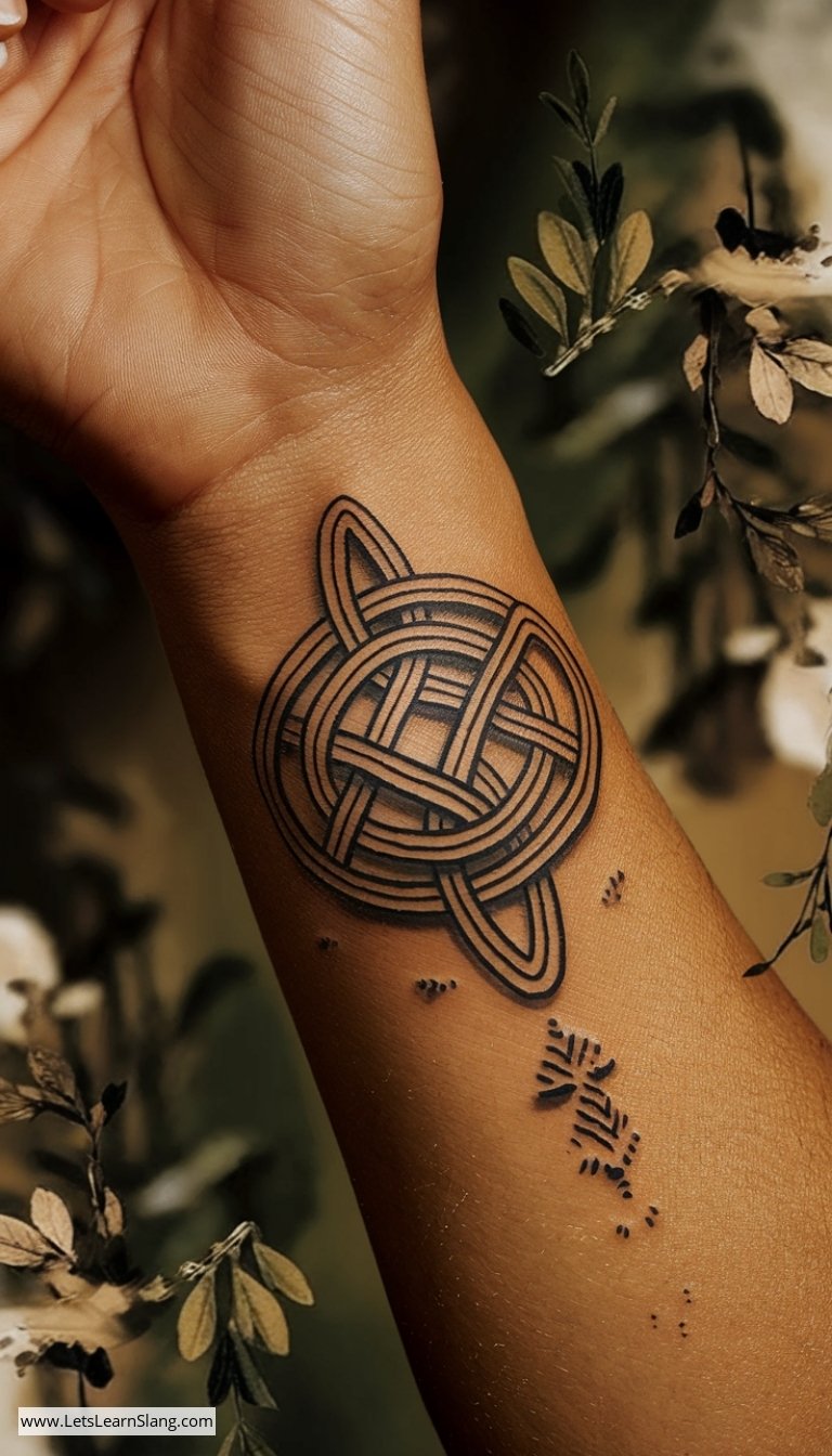 Celtic Dara Knot Wrist Tattoo