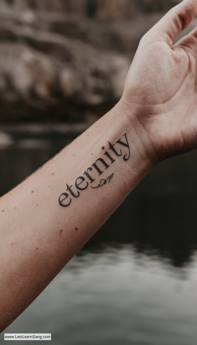 Eternity Wrist Tattoo