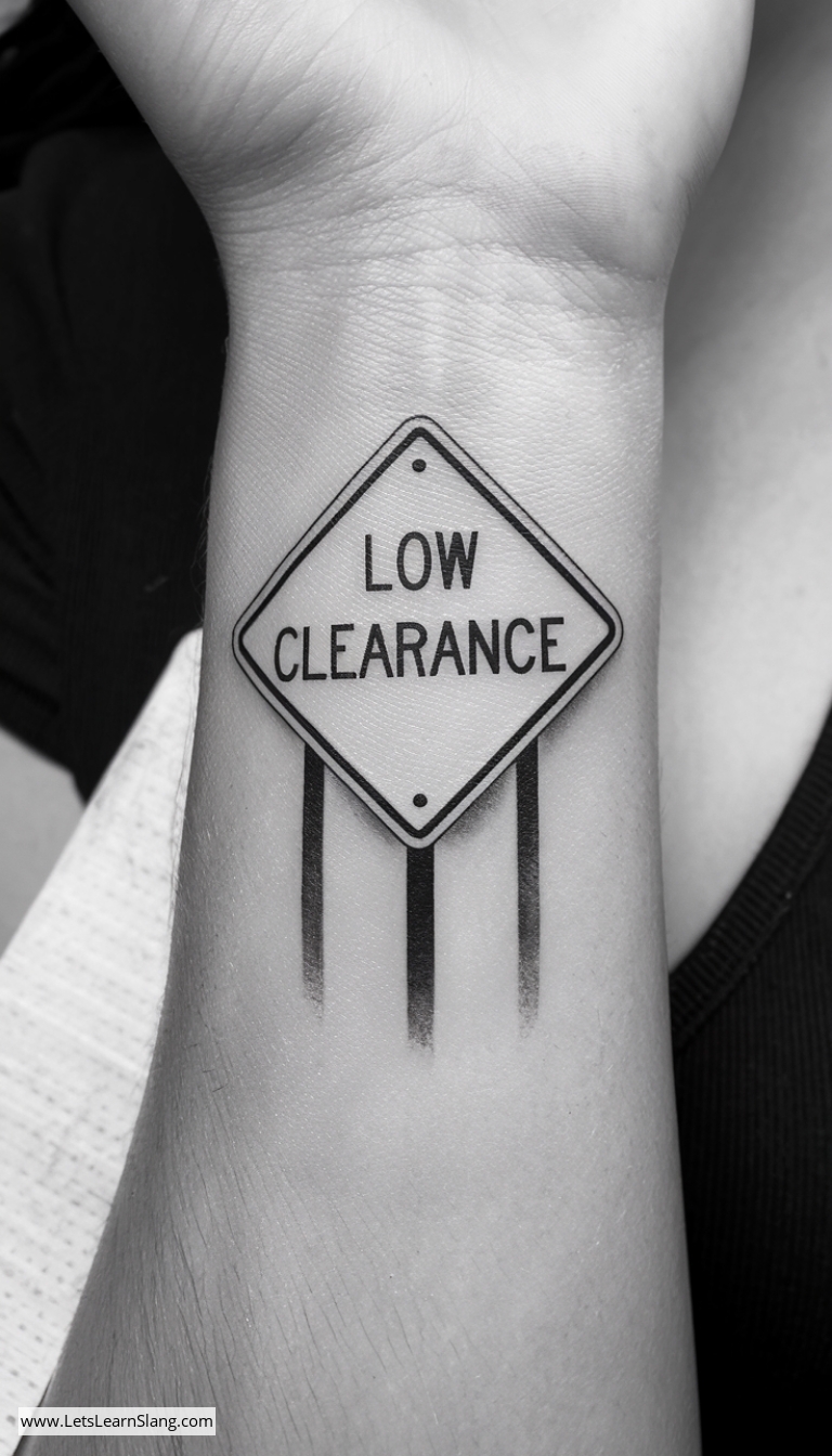 Low Clearance Wrist Tattoo