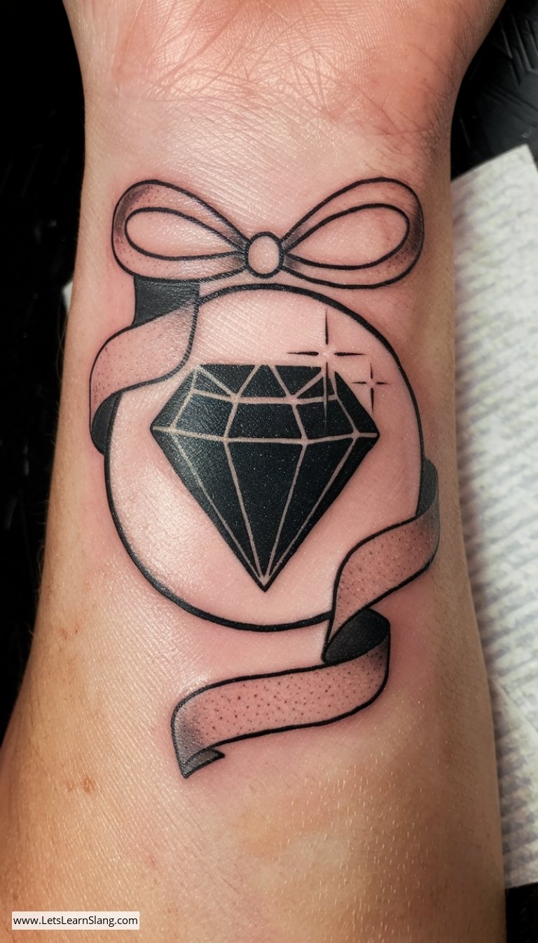 Subtle Sparkle Diamond Tattoo