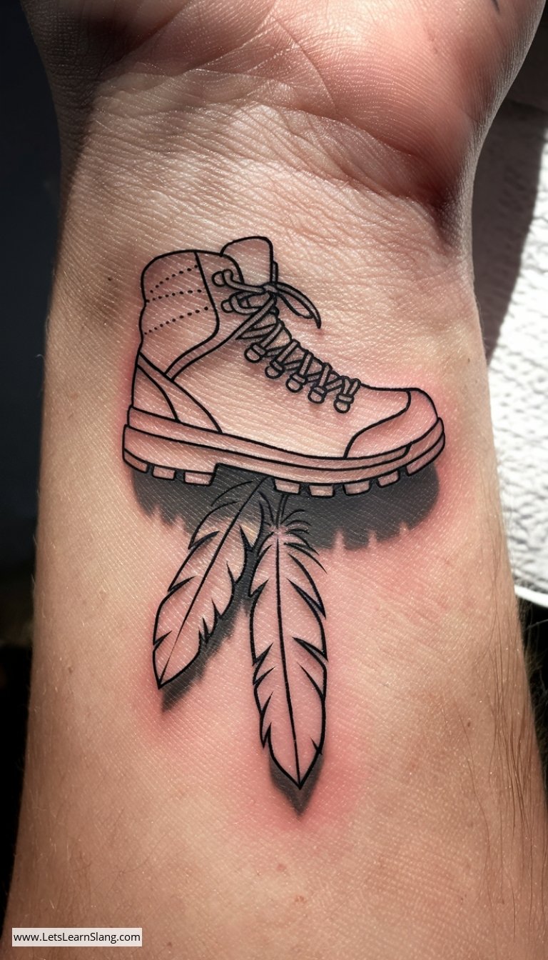 Trail Walker's Dream Wrist Tattoo
