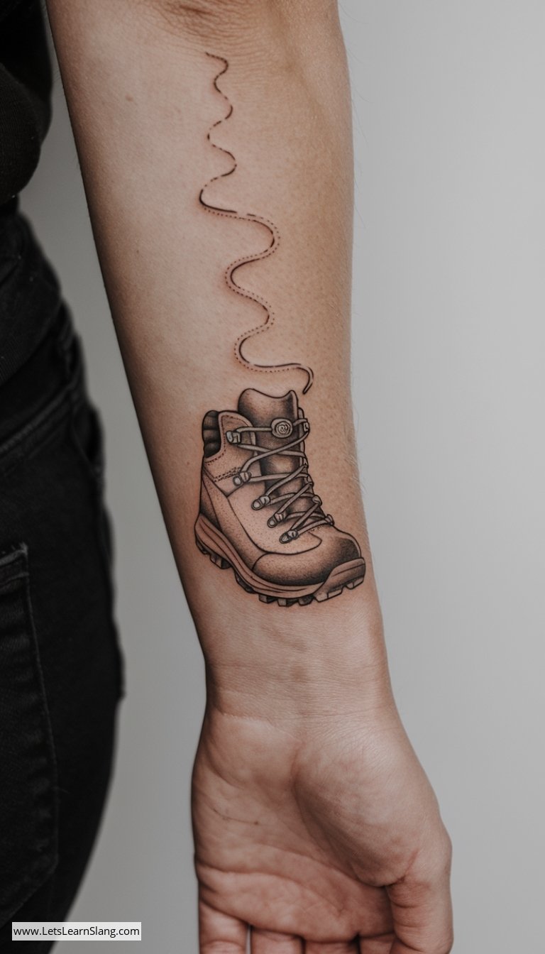 Wanderlust Wanderer's Wrist Tattoo