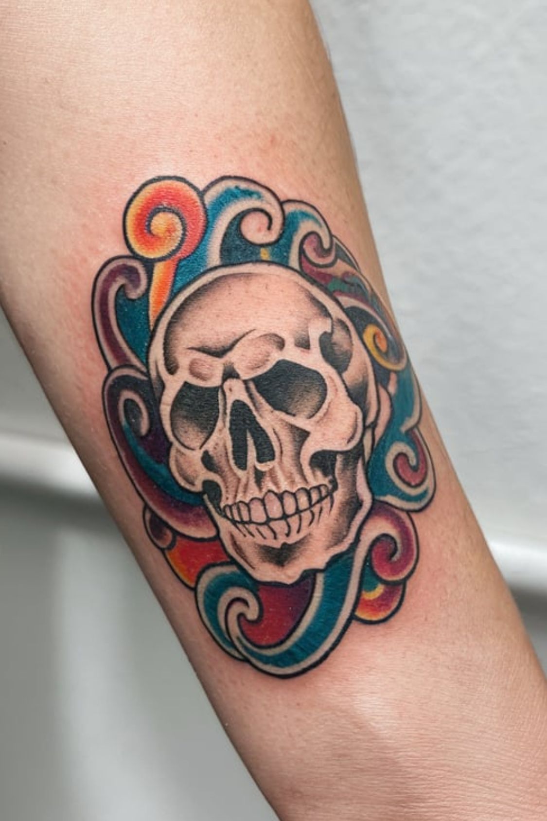 Small Skull Wrist Tattoo Ideas for Women
