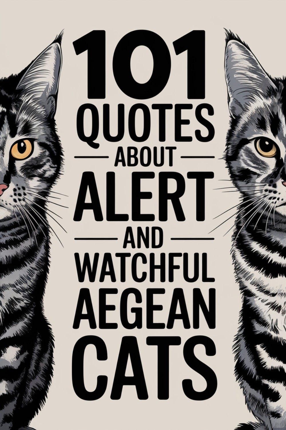 101 Quotes About Alert and Watchful Aegean Cats