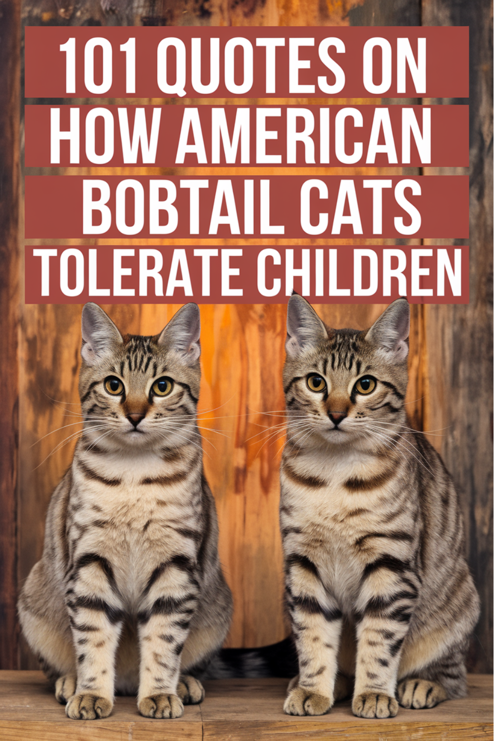 101 Quotes on How American Bobtail Cats Tolerate Children