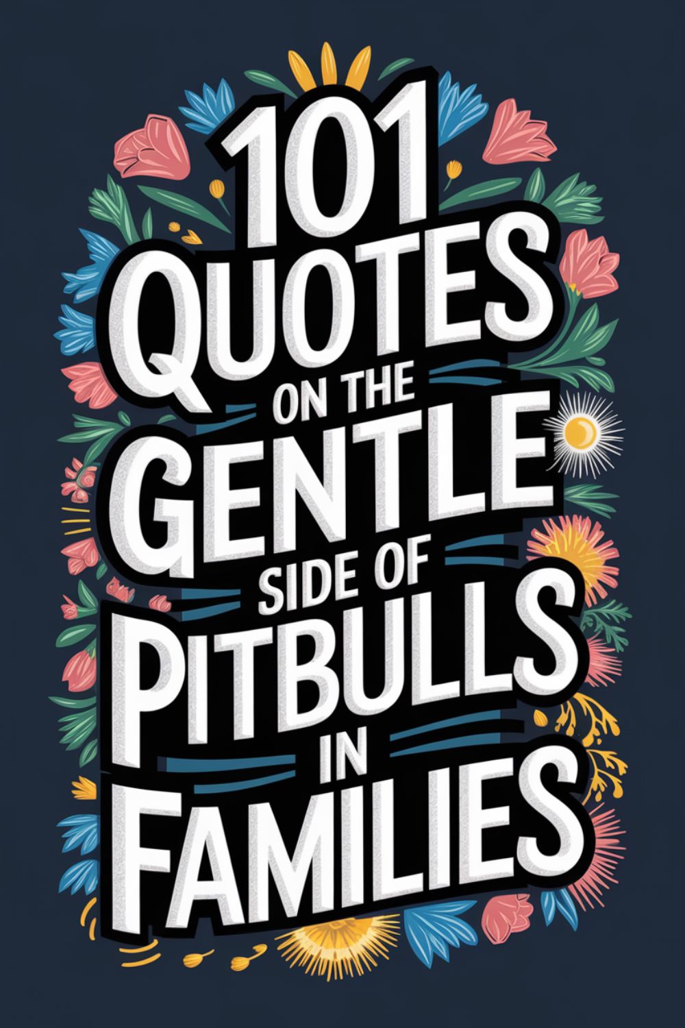 101 Quotes on the Gentle Side of Pitbulls in Families