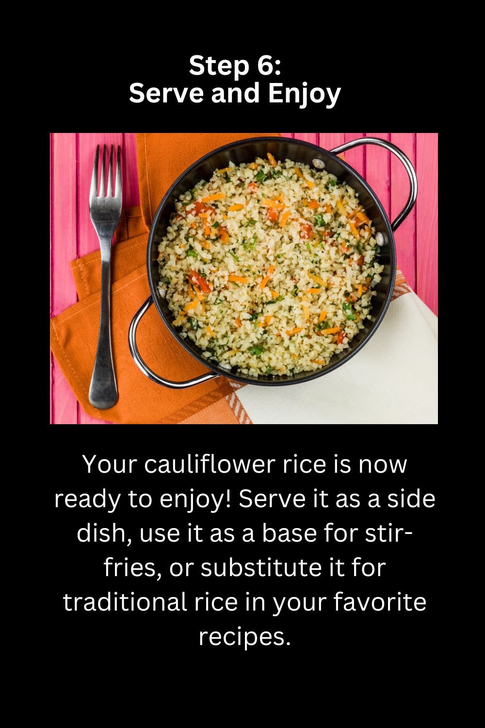 How to Make Cauliflower Rice (Step by Step)