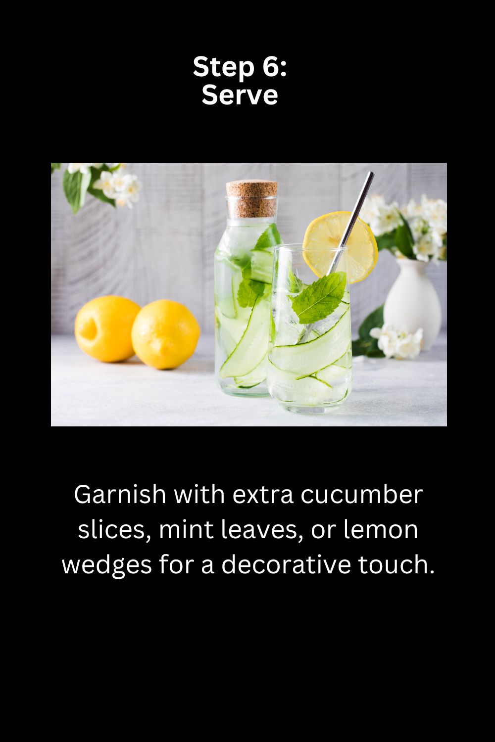 How to Make Cucumber Water (Step by Step)
