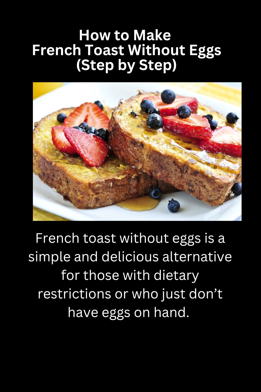 How to Make Pancakes Without Eggs (Step by Step)