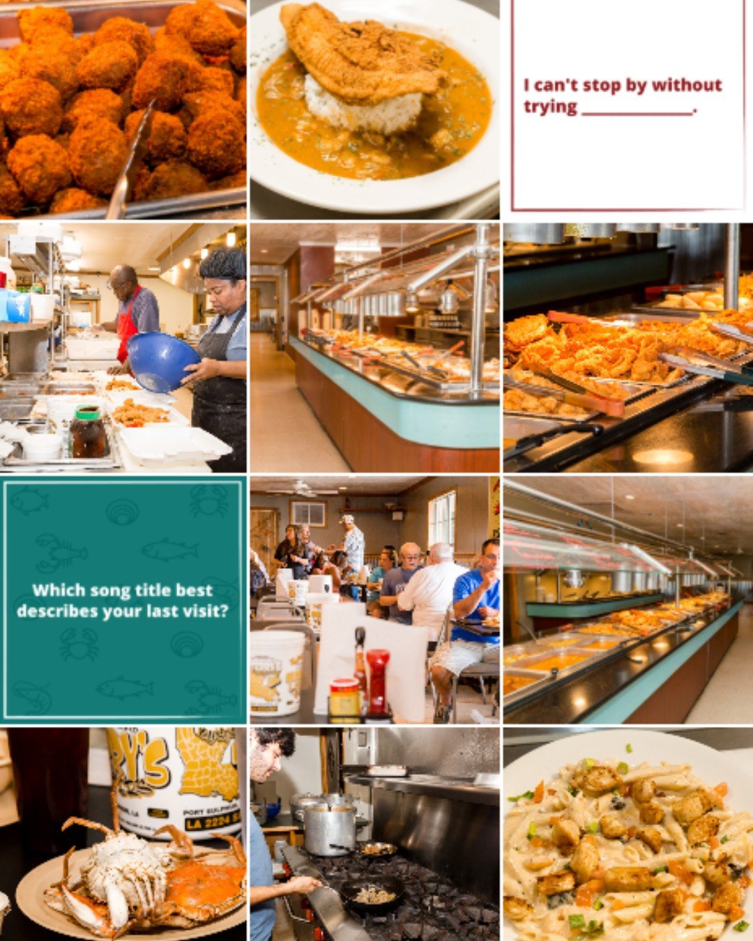 Cajun Catfish Buffet Instagram
