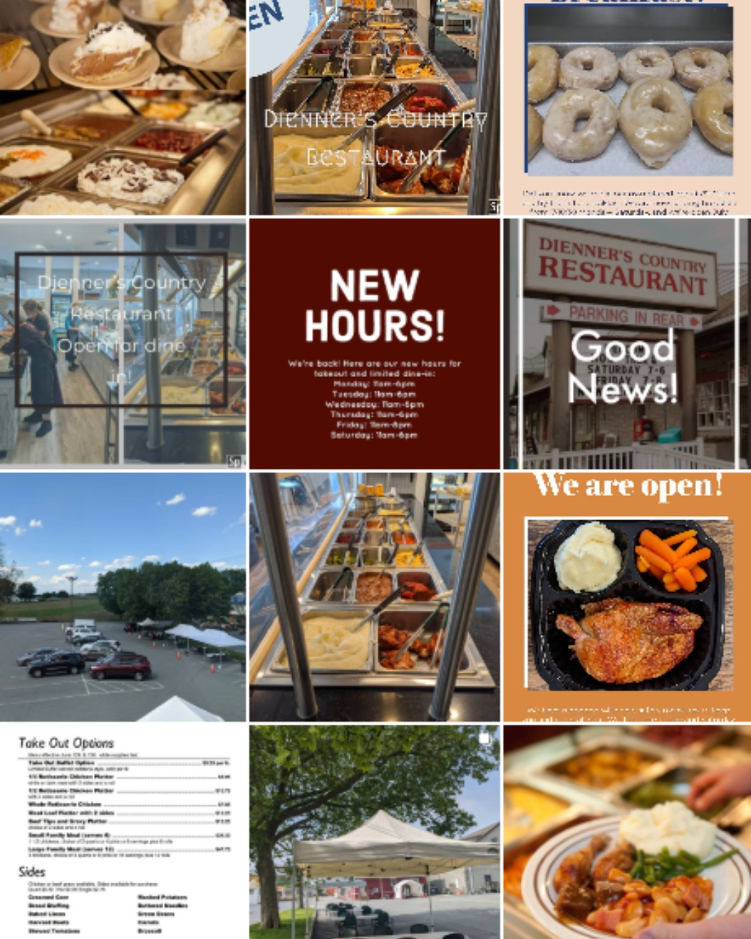 Dienner's Country Restaurant Instagram