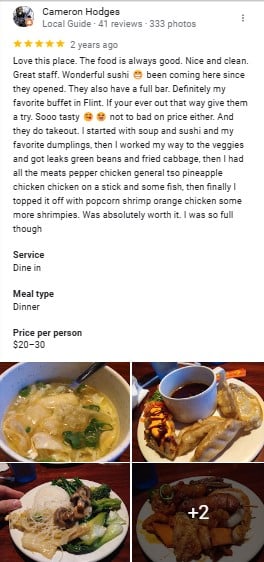 Habachi Buffet Instagram