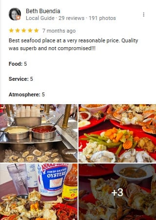 House of Seafood Instagram
