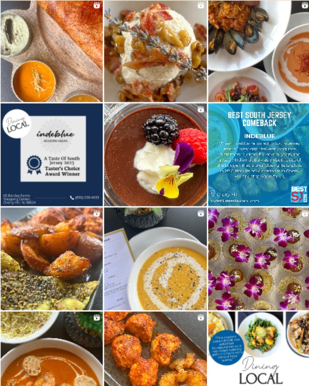 Indeblue Modern Indian Instagram