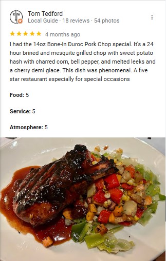 J. Gilbert's Wood-Fired Steaks & Seafood Glastonbury Instagram