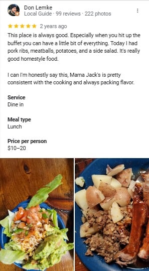 Mama Jack's Instagram