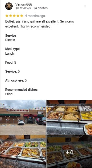 Ocean King Buffet Instagram
