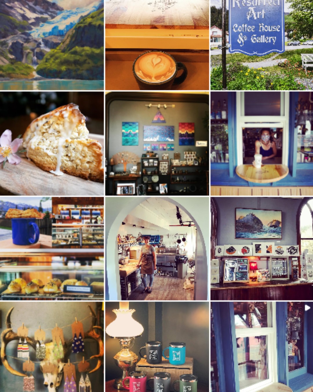 Resurrect Art Coffee House Instagram